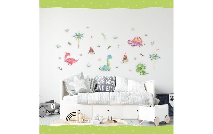 Immagine prodotto Papierdrachen Tatuaggi da parete - Dinosauri - Set 5 (2 x 22 x 32 cm)