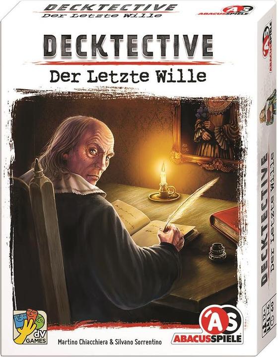 Actual product image Abacus ABA38214 - Decktective - Der letzte Wille, card game, for 1-6 players, ages 12+ (DE edition) (German)