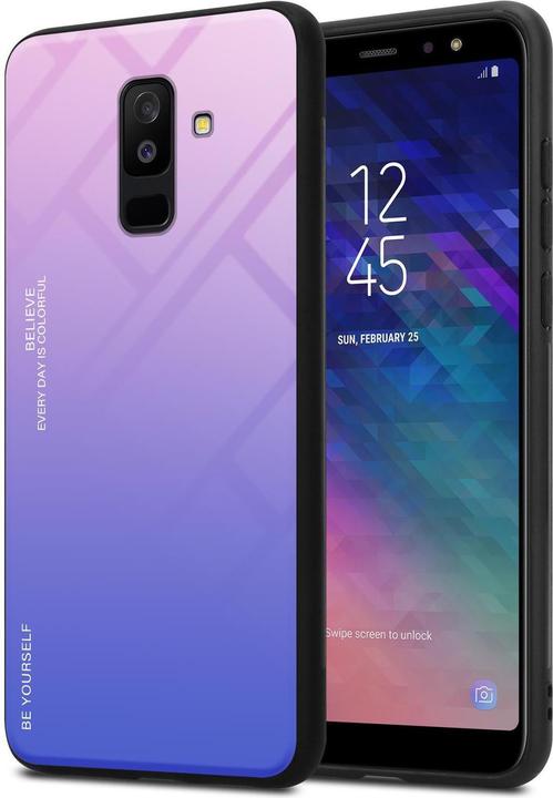 Produktbild Cadorabo TPU 2 Farben Glas Cover (Samsung Galaxy A6+)