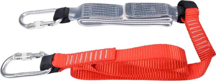Actual product image Yato Professional lanyard with safety fall arrester made of webbing - 1.8 metre - with carabiner, YT