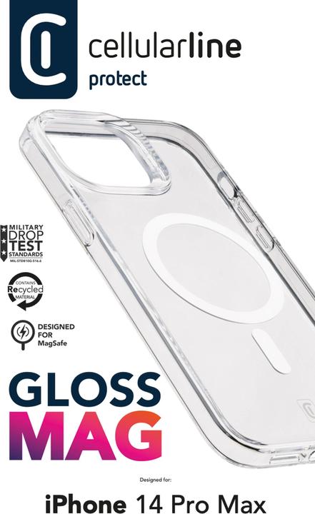 Actual product image Cellularline Gloss Mag Case (Apple iPhone 14 Pro Max)