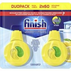 Actual product image Finish Dishwasher deodorant Citrus & Lime Duo 2 pieces (Gel, 60 Washing cycles)