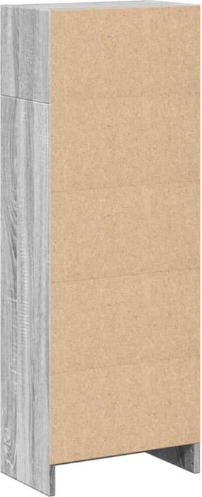 Actual product image VidaXL Bücherregal Bücherschrank Standregal Büroregal Grau Sonoma Holzwerkstoff (40 x 24 x 109 cm)