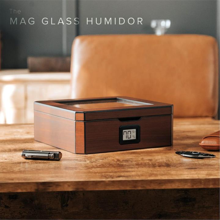 Actual product image Case elegance Mag Glass Humidor (30)