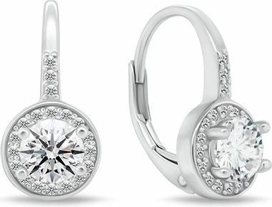 Produktbild Brilio Silver - Elegant silver earrings with zircons LME290