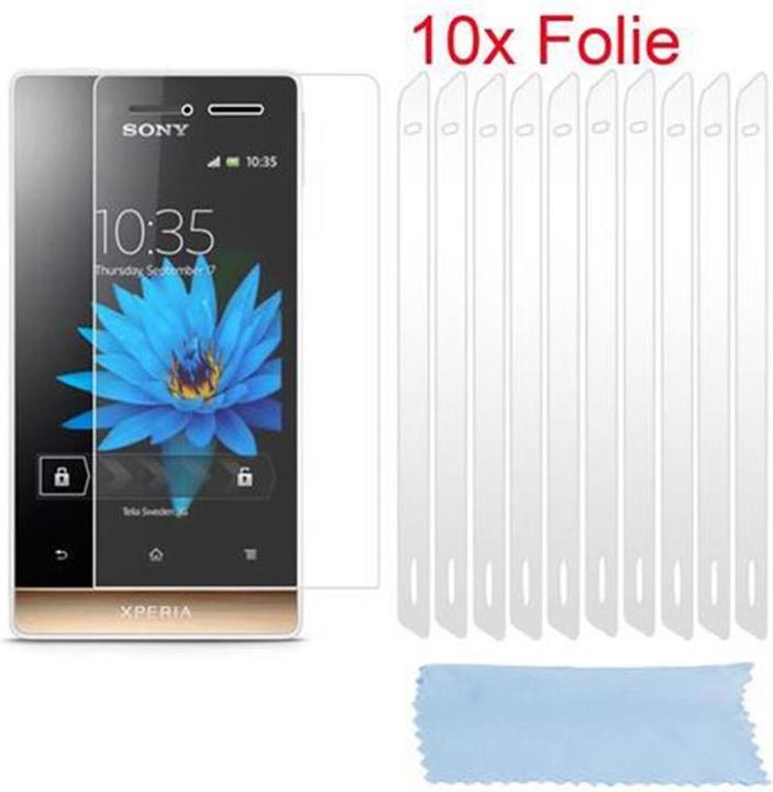 Actual product image Cadorabo 10x protective film (1 Piece, Sony Xperia Miro)