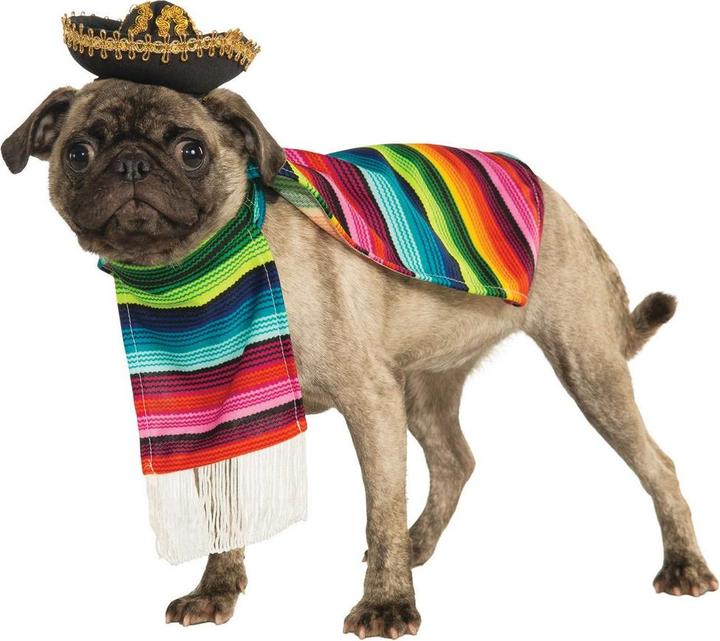 Produktbild Bristol Novelty Mexican Hundekostüm Set (S, Hundekostüm)