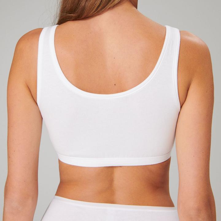Image du produit Schiesser Bustier sans bonnet pour femme Soutien-gorge 95/5 Organic Cotton durable | 2 pièces (46, lot de 2)