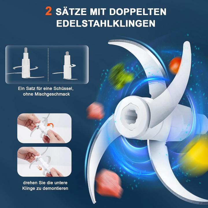 Produktbild Bear Rock Doppelhäcksler (2000 ml, 300 W)