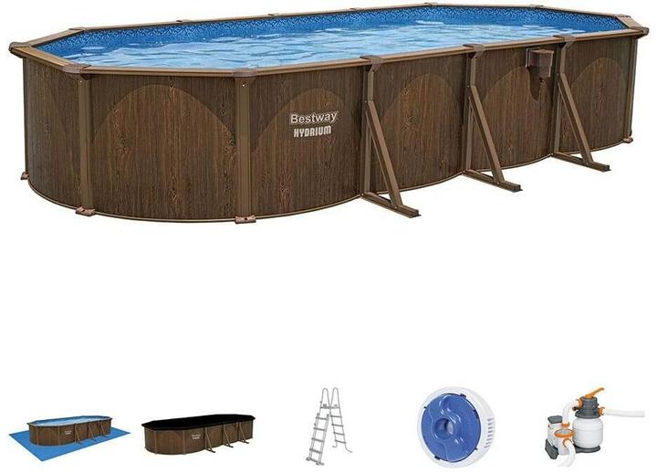 Immagine prodotto Bestway Set piscina ovale Hydrium 730x360x130cm (730 x 360 x 130 cm)