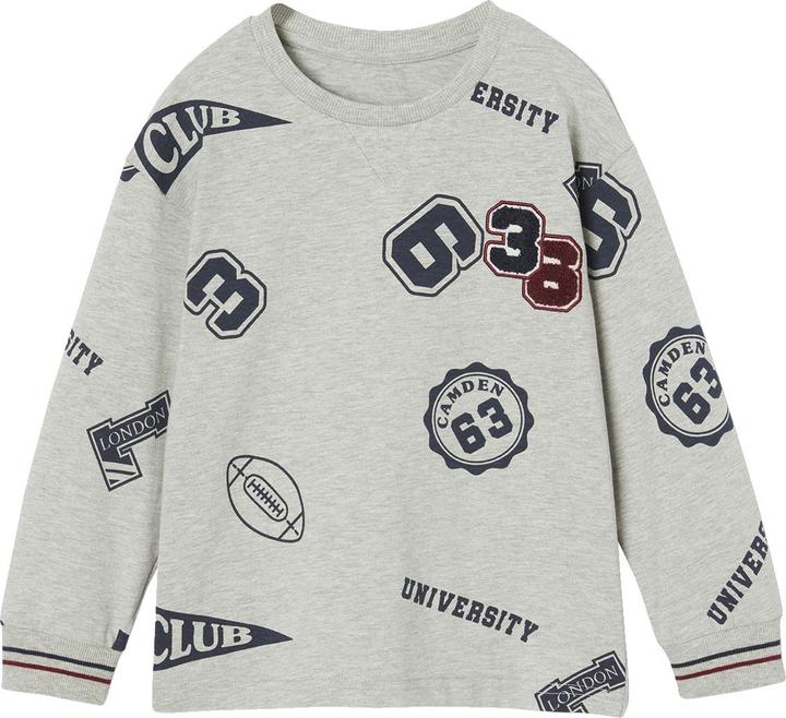 Produktbild Vertbaudet Bedrucktes Jungen Shirt im Campus-Look (92)