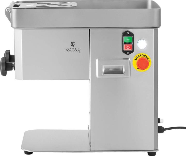 Produktbild Royal Catering Fleischschneider elektrisch Schneidemaschine Fleischstreifen Edelstahl 550 W