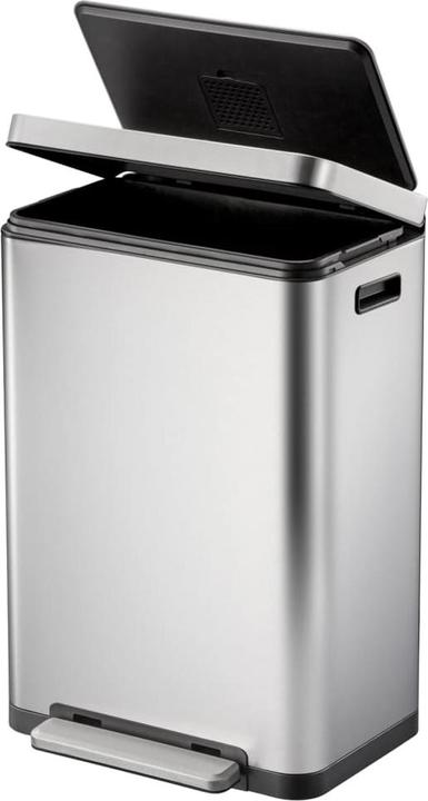 Image du produit EKO Poubelle à pédale X-Cube Poubelle à pédale rectangulaire en acier inoxydable 45 L avec pédale (45 l)