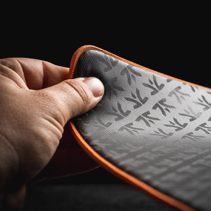 Actual product image Fnatic MAX Dash L Pro Gaming Mouse Mat, Sunset Orange Textured Cloth Speed Surface, Water Resistant (L)