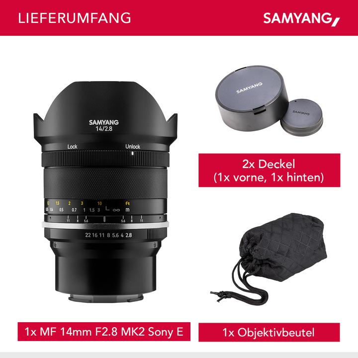 Actual product image Samyang MF 2.8/14 MK2 Sony E-Mount (Sony E, full size)