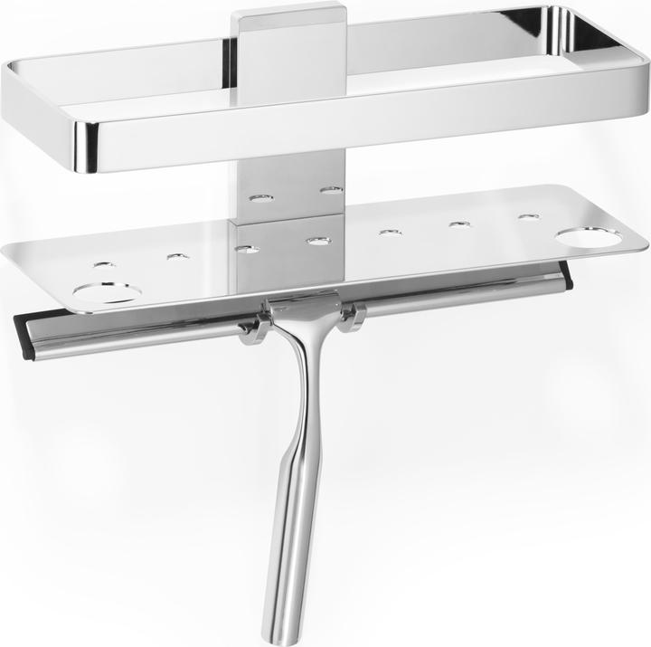 Actual product image Giese Duschkorb Newport 2 mit Glasabzieher und Halter für Rasierer