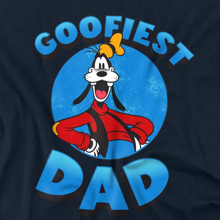 Actual product image Mickey Mouse Unisex Adult Goofiest Dad Goofy T-Shirt (L)