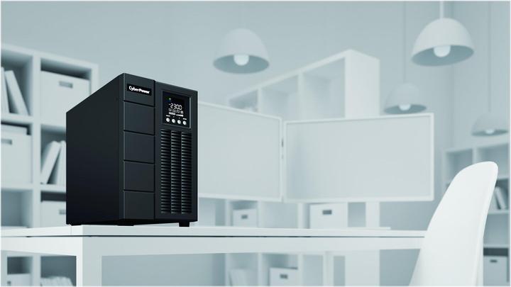 Produktbild Cyberpower OLS1000EA-DE Doppelwandler USV 1000VA/900W LCD SNMP Slot dt.Software VMWARE ready (1000 VA, 900 W, Online-Doppelwandler USV)