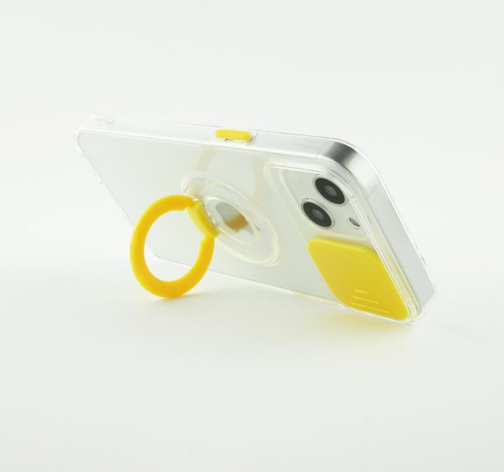 Produktbild PhoneLook Hülle mit Kamera-Slider und Ring (Apple iPhone 14)