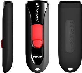 Actual product image Transcend JetFlash 590 (32 GB, USB-A, USB 2.0)