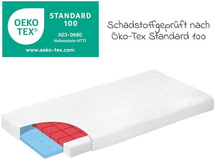 Actual product image Alvi Babymatratzen & Kindermatratzen Babybett-Matratze Bamboo Pro 70 x 140 cm (70 x 140 cm)