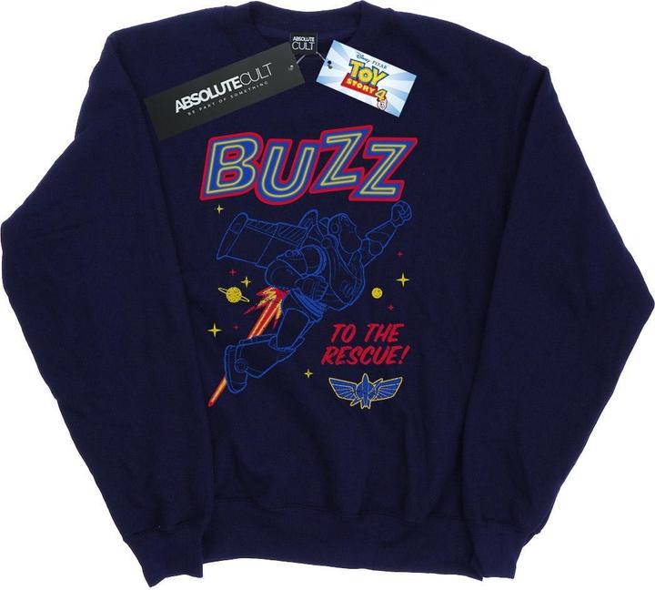 Actual product image Disney Mens Toy Story 4 Buzz To The Rescue Sweatshirt (XL)