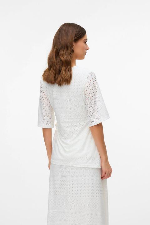 Image du produit Mamalicious Normal geschnitten V-Ausschnitt Top Bluse (XS)