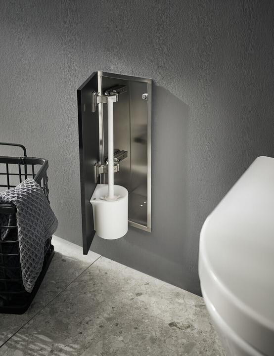Produktbild Emco Bürstengarnitur-Modul ASIS PURE UP Anschlag rechts 435mm diamantgrau