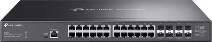 Produktbild TP-Link Omada 24-Port 10GBASE-T L2+ Managed Switch with 8 10GE SFP+ Slots (24 Ports)