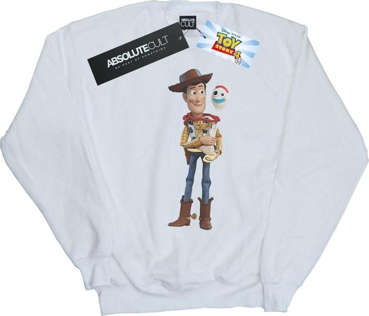 Actual product image Disney Mens Toy Story 4 Woody And Forky Sweatshirt (L)