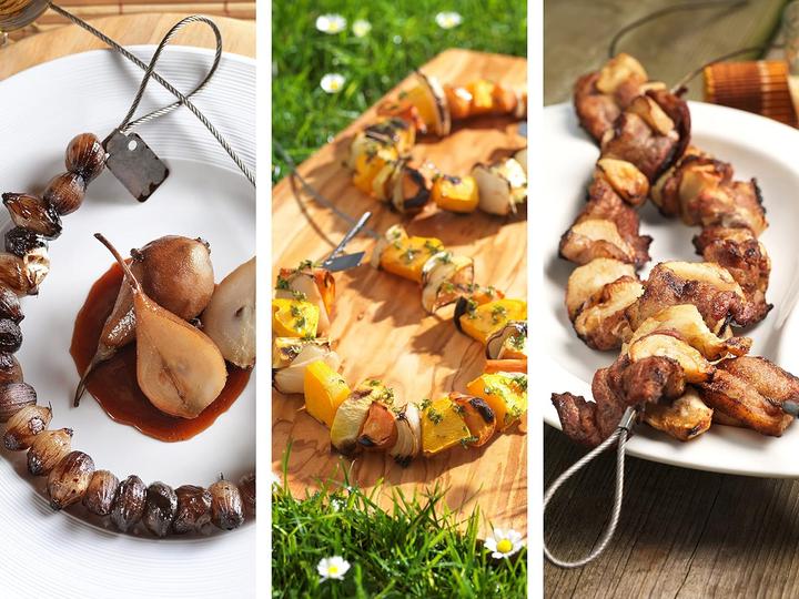 Actual product image FireWire Flexible barbecue skewers set of 2