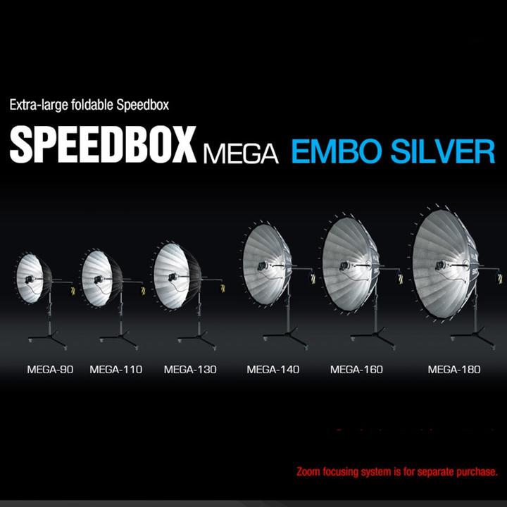 Produktbild SMDV Speedbox Mega 130 Deep softbox 130cm silver bowens mount