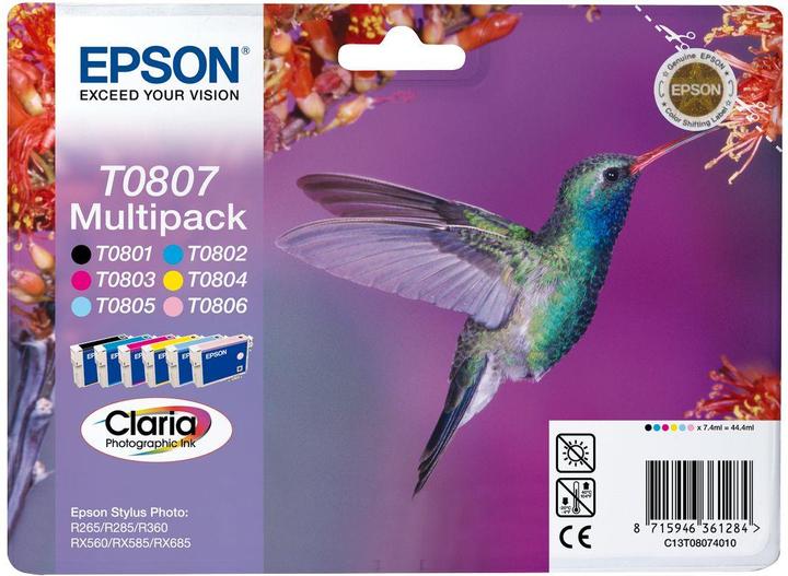 Produktbild Epson T0807 Claria Photographic (M, BK, C, Y, LC, LM)
