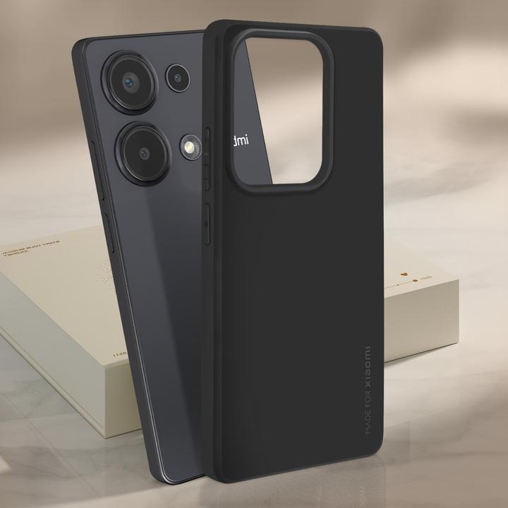 Image du produit Modelabs Fabriqué pour Xiaomi Couverture TPU pour Xiaomi Redmi Note 13 Pro 4G Noir (Xiaomi Poco M6 Pro)