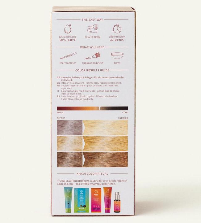 Image du produit Khadi Couleur des cheveux végétaux (Blond)