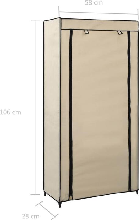 Actual product image VidaXL Maeva (58 x 28 x 106 cm)