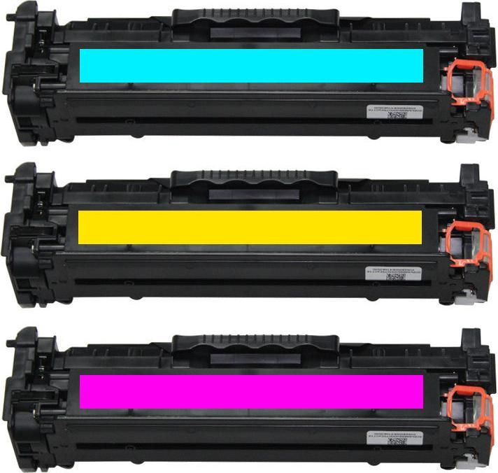 Immagine prodotto Hermex Cartucce di stampa HP LaserJet Pro 400 a colori M451nw compatibili 3 pezzi (M, Y, C)