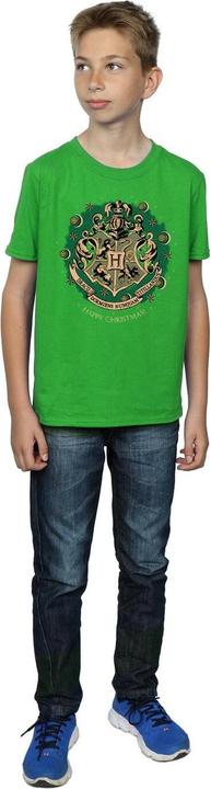 Actual product image Boys Wreath Cotton Christmas T-Shirt (116)