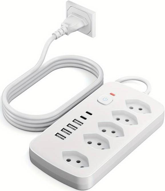 Immagine prodotto PhoneLook 11-in-1-Steckdosenleiste (5 x, USB-A, USB-C)