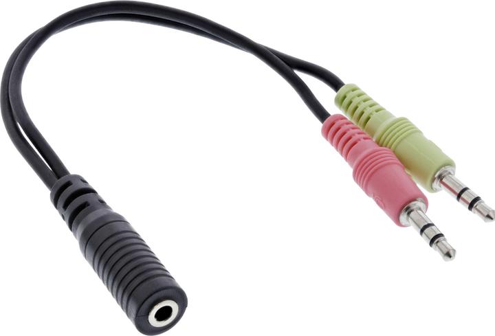 Immagine prodotto InLine Cavo adattatore per cuffie audio (0.15 m, Cinch)