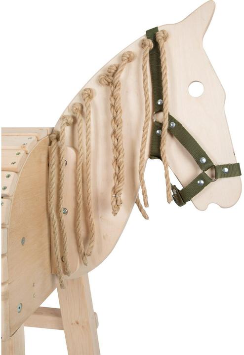 Actual product image small foot Wooden horse