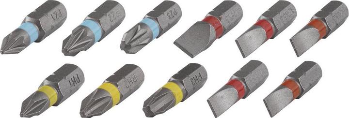 Produktbild wolfcraft wolfcraft 1 Bit-Set Solid 12-tlg. SL, PH, PZ (Kreuzschlitz Pozidriv (PZ), Kreuzschlitz Phillips)