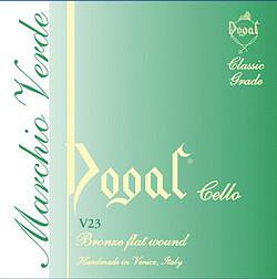 Actual product image Dogal V23 Cello M. Verde 4/4-3/4 bronze (Cello)