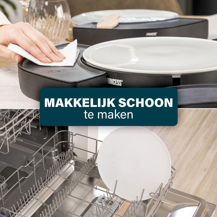 Immagine prodotto Princess 103070 Dinner4all Circle - 4 griglie individuali - 4 x 250 W - Spatola inclusa