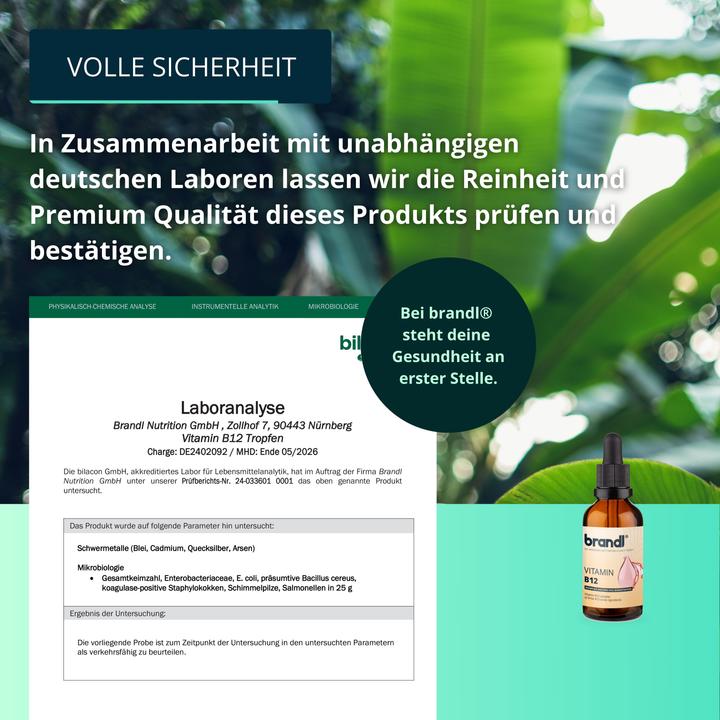 Produktbild Brandl Vitamin B12 Vegan (1 Stück, Tropfen, 50 g)