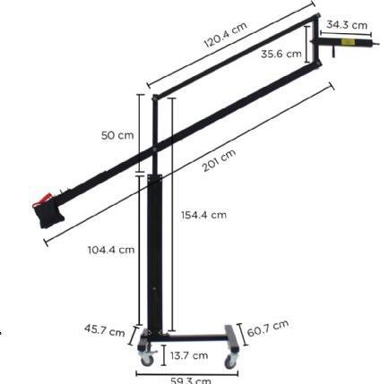 Actual product image Studioking Professional Boom Stand FPT-3601 (5 kg)