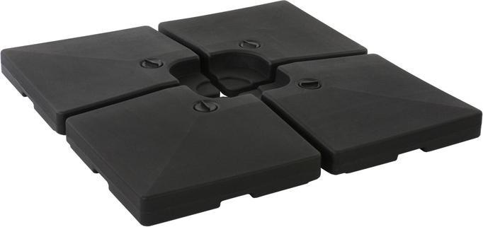 Produktbild Swisshandel24 Sonnenschirmständer, Ampelschirmständer Marktschirmständer für Bodenkreuz, befüllbar 124kg