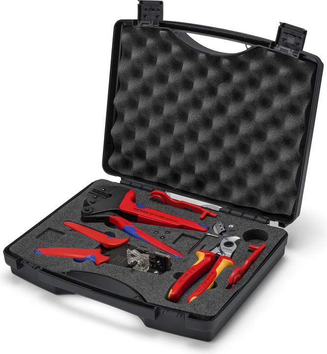 Knipex Werkzeugkoffer für Photovoltaik (7 Teile)
