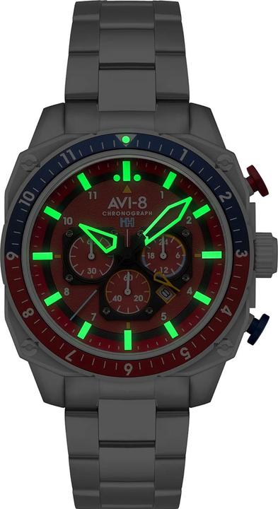 Produktbild AVI-8 AV-4100-22 Hawker Hunter Dual Time (Chronograph)