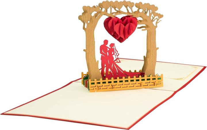 Actual product image Hervorragend Wedding Card Wedding Garden - 3D Pop-up (1 pcs.)